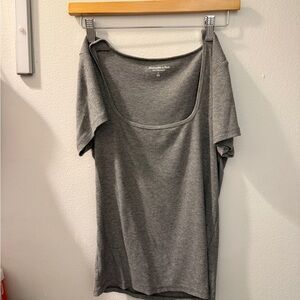 Abercrombie & Fitch Charcoal Short Sleeve Tee